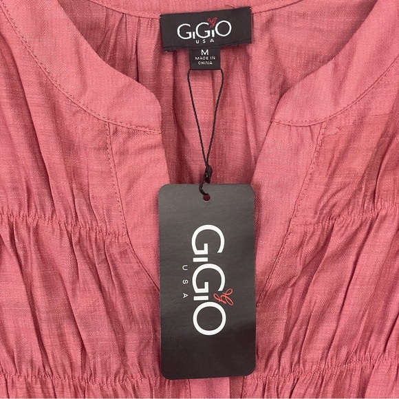 New Gigio ruffle romper women’s size Medium Mauve - Picture 2 of 10